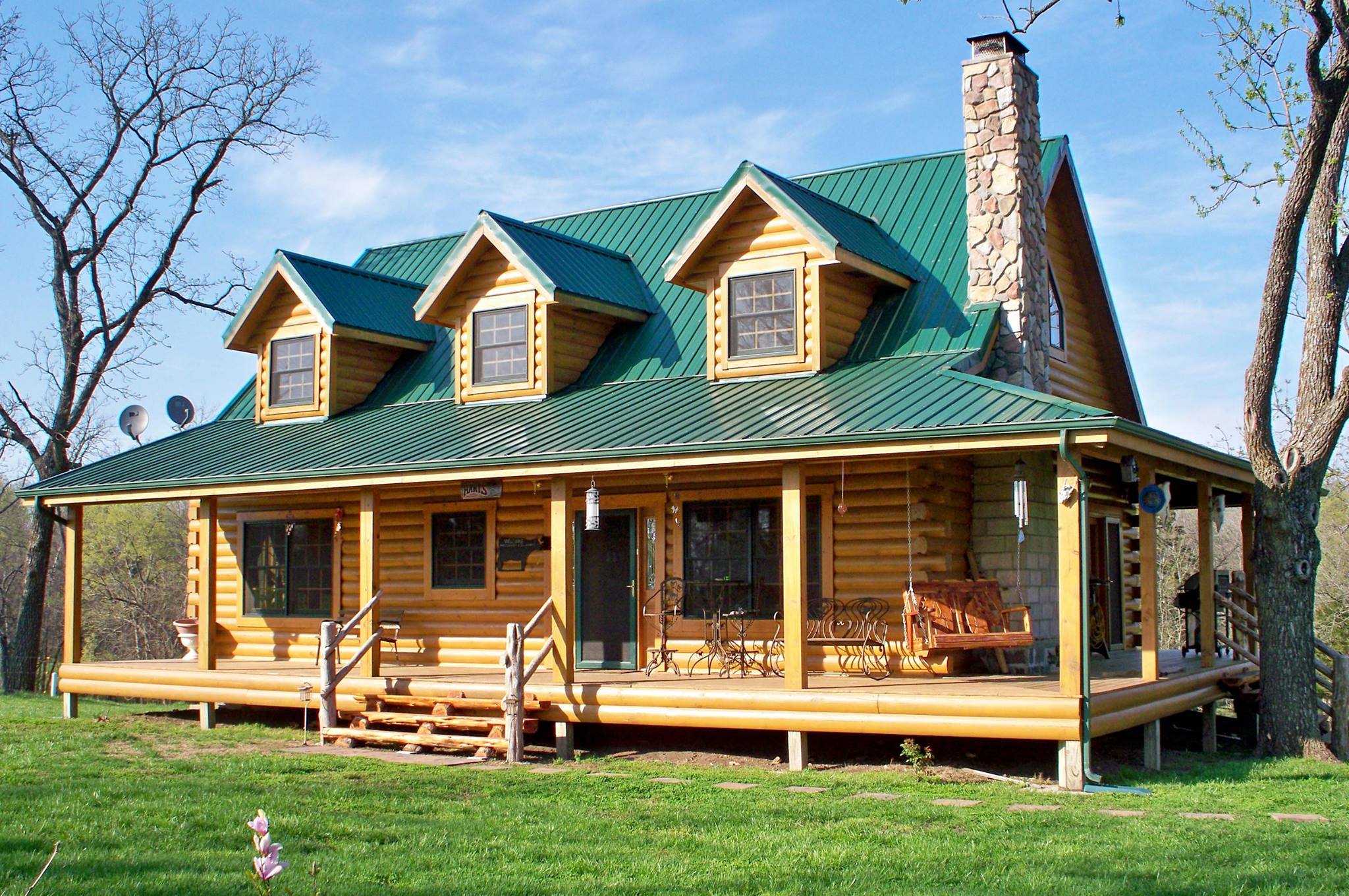 Custom log homes and cabins